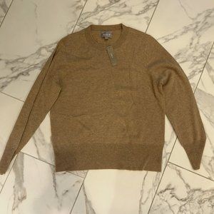 NWT JCrew Tan Cashmere Sweater Size M